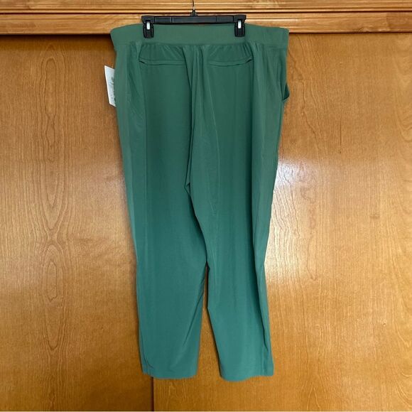 Athleta Brooklyn Mid Rise Ankle Pants in Vineyard Green Plus Size 22 - Picture 11 of 13
